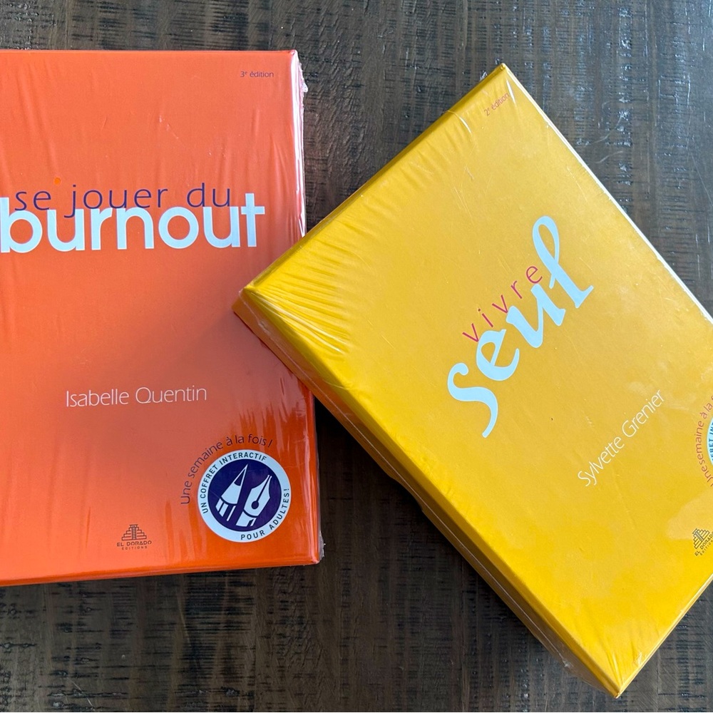 *NEW* 2 Sets of Boxed Discovery Cards (cello-wrapped; sturdy gift boxes; French)
